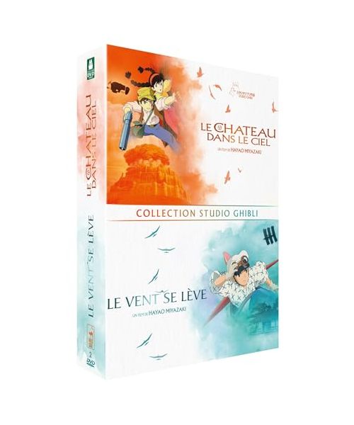 Ghibli - coffret 2 films : le château dans le ciel + le vent se lève [FR Import]