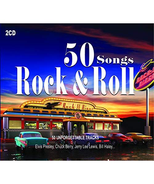2CD 50 Songs Rock & Roll, Elvis Presley,Pete Johnson, Chuck Berry, Ray Charles, Rock Roll Music