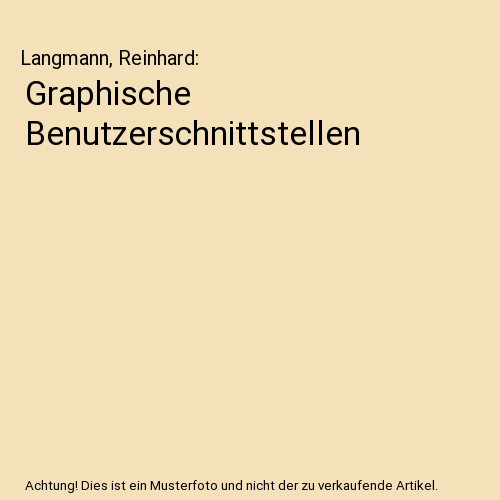 Graphische Benutzerschnittstellen
