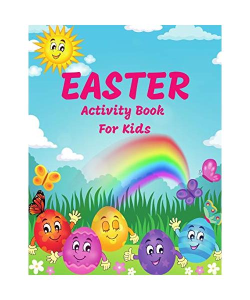 Easter Activity Book For Kids Ages 4-8
