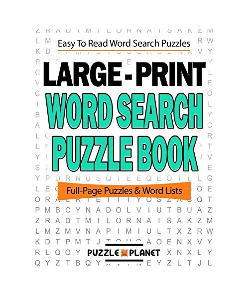 Large Print Word Search Puzzle Book (Word Search Puzzle Books For Adults)