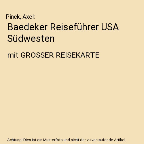 Baedeker Reiseführer USA Südwesten