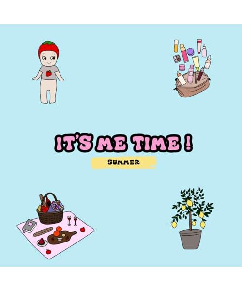 It's Me Time : Summer Edition ! Coloring Books For Adults And Girls , Best Aesthetic Designs For Your Holidays 