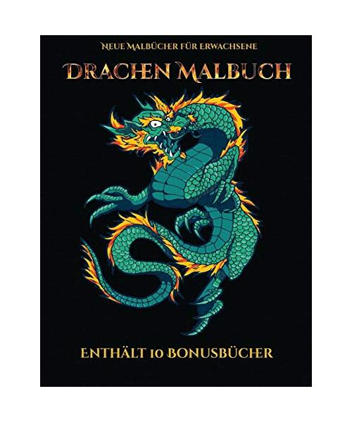 Neue Malbücher für Erwachsene (Drachen Malbuch)