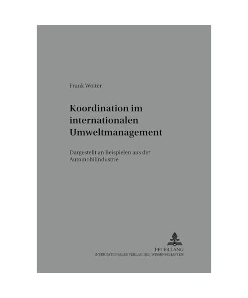 Koordination im internationalen Umweltmanagement