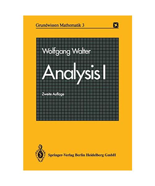 Analysis I (Grundwissen Mathematik, 3)