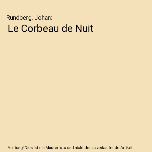 Le Corbeau de Nuit