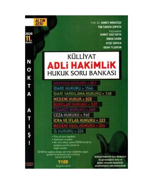 Külliyat Adli Hakimlik Hukuk Soru Bankas?: Alt?n Seri