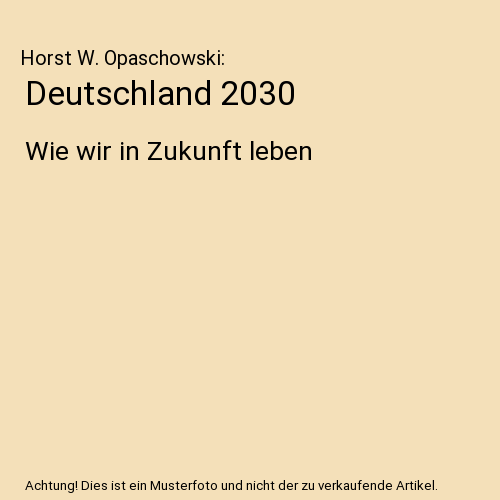Deutschland 2030