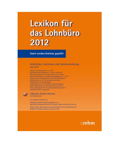 Lexikon für das Lohnbüro 2012