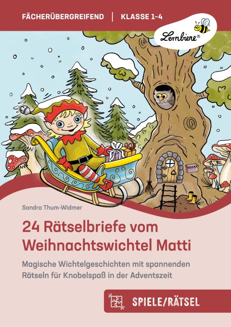 24 Rätselbriefe vom Weihnachtswichtel Matti: Magische Wichtelgeschichten mit spannenden Rätseln für Knobelspaß in der Adventszeit (1. bis 4. Klasse)