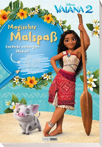 Disney Vaiana 2: Magischer Malspaß - Entdecke verborgene Motive!