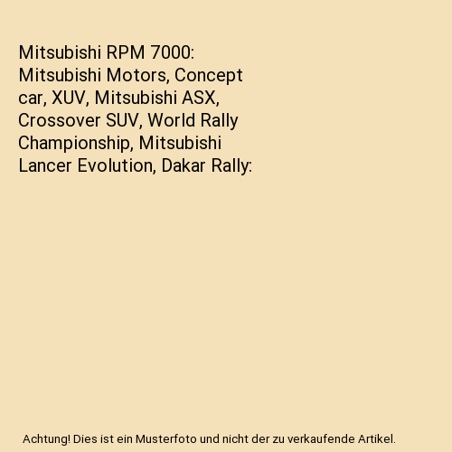 Mitsubishi RPM 7000