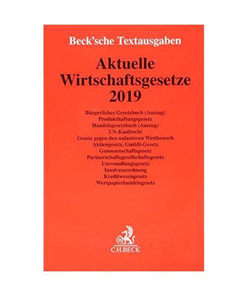 Aktuelle Wirtschaftsgesetze 2019
