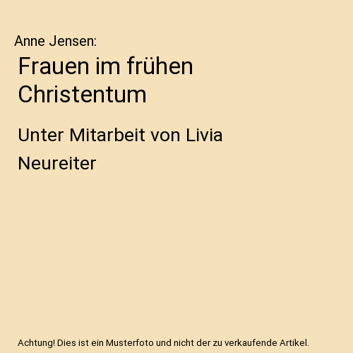 Frauen im frühen Christentum