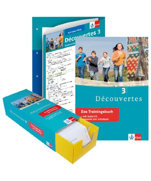 Découvertes 3. Lern-Set: Trainingsbuch, Vokabel-Lernbox, Auf einen Blick Grammatik