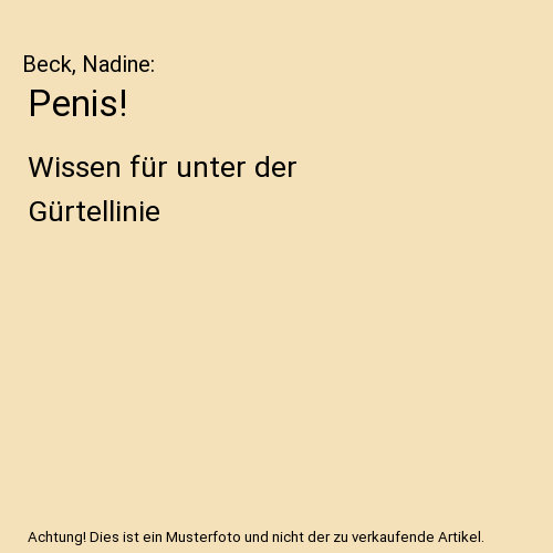 Penis!