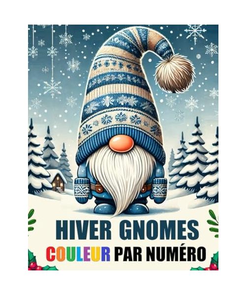 Hiver Couleur Par Numéro: Hiver Livre de Coloriage pour Adultes, Seniors et Enfants avec Numéro Relaxants