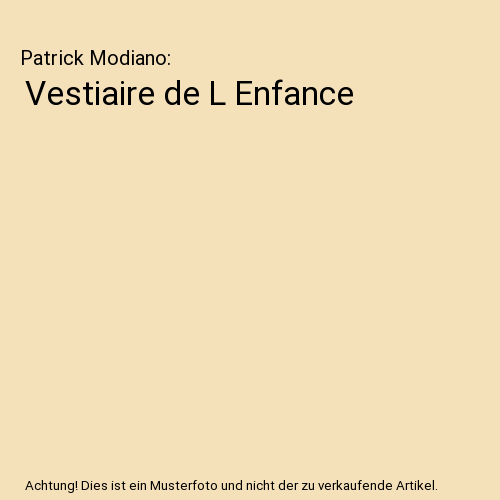 Vestiaire de L Enfance