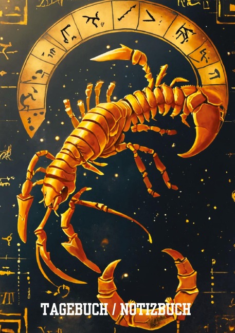 Tagebuch / Notizbuch  Sternzeichen  Skorpion