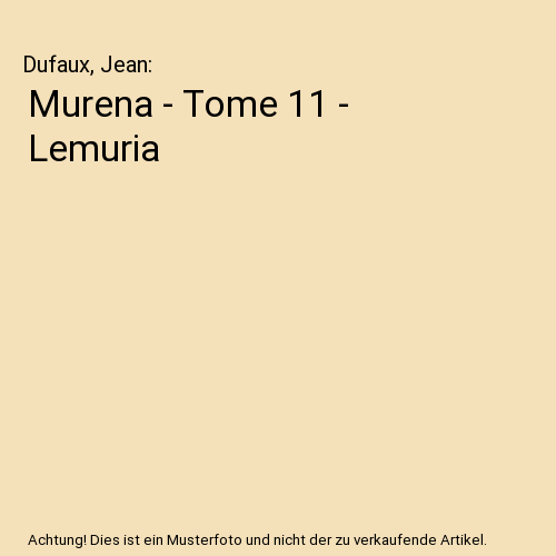 Murena - Tome 11 - Lemuria