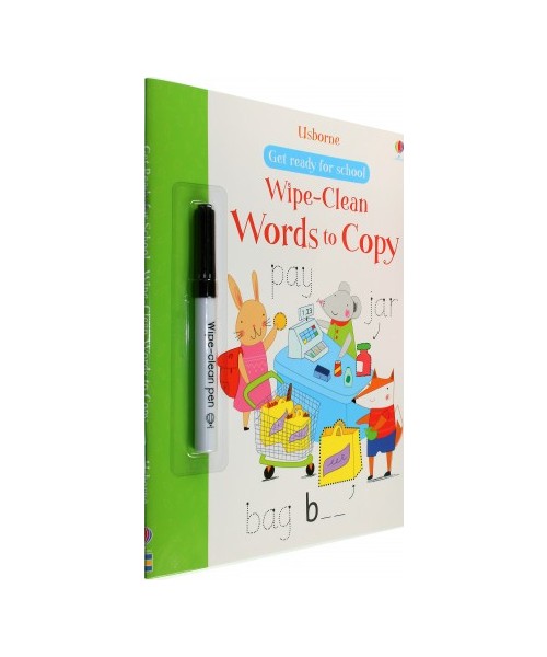 Get Ready for School Wipe-Clean Words to Copy
