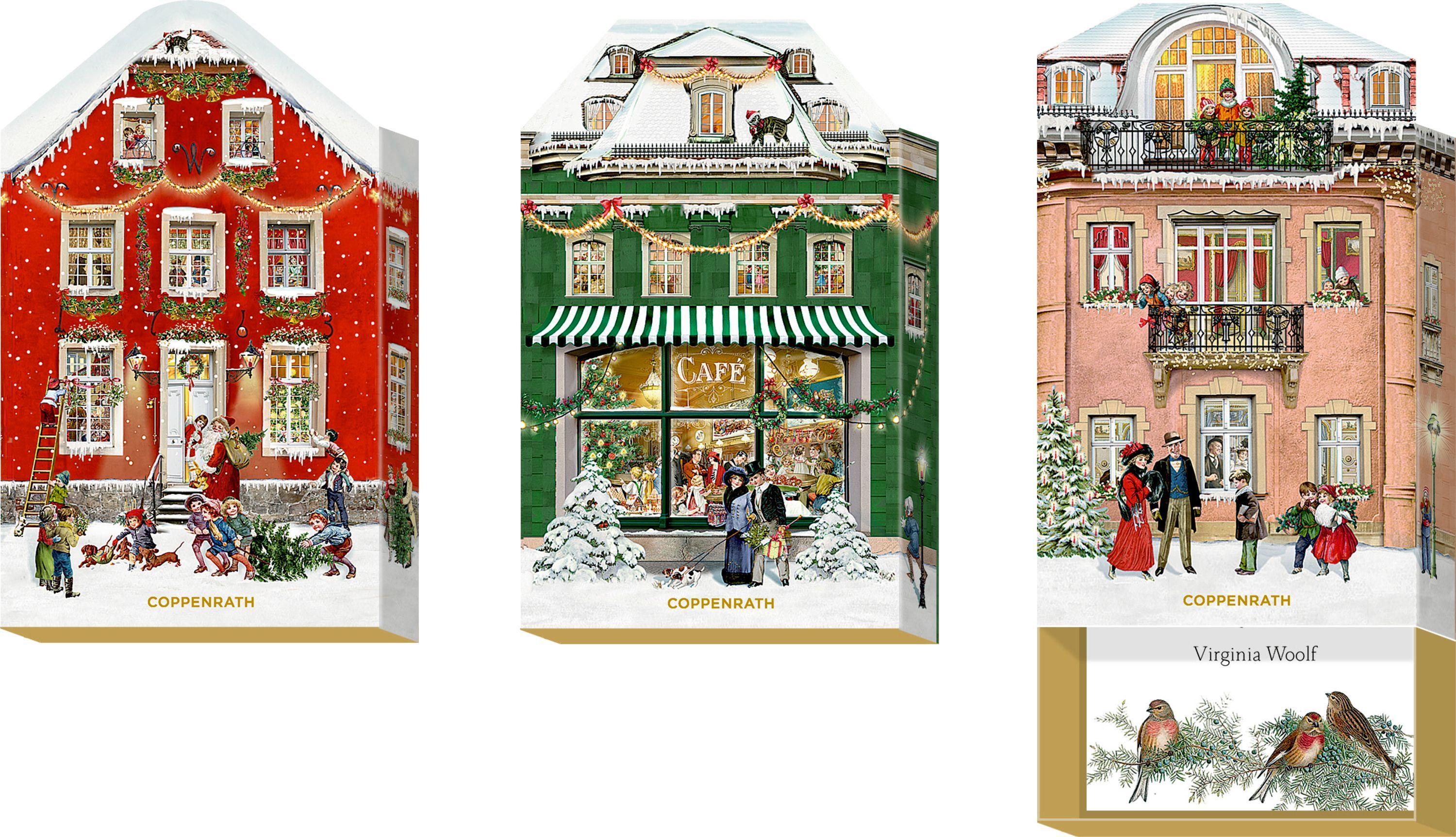 Adventskalender-Schachtel: Weihnachtshaus - Der Preis gilt pro Stück; Motiv nicht frei wählbar