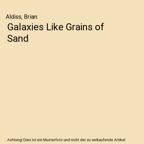 Galaxies Like Grains of Sand