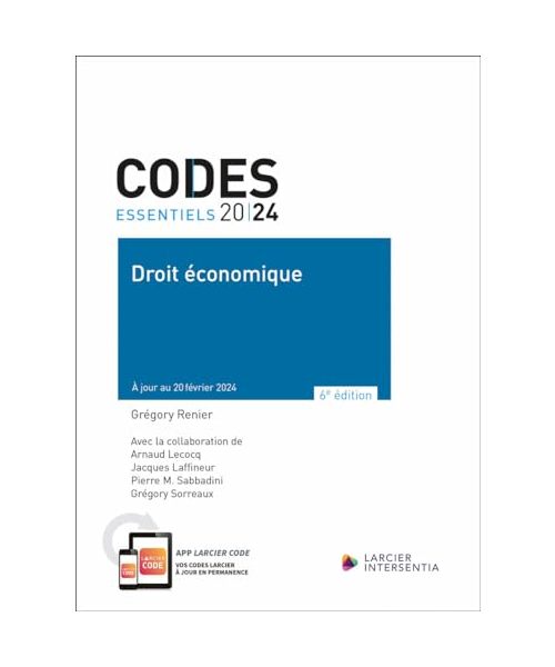 Code essentiel - Droit économique 2024 - À jour au 20 février 2024