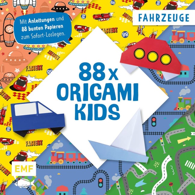 88 x Origami Kids - Fahrzeuge