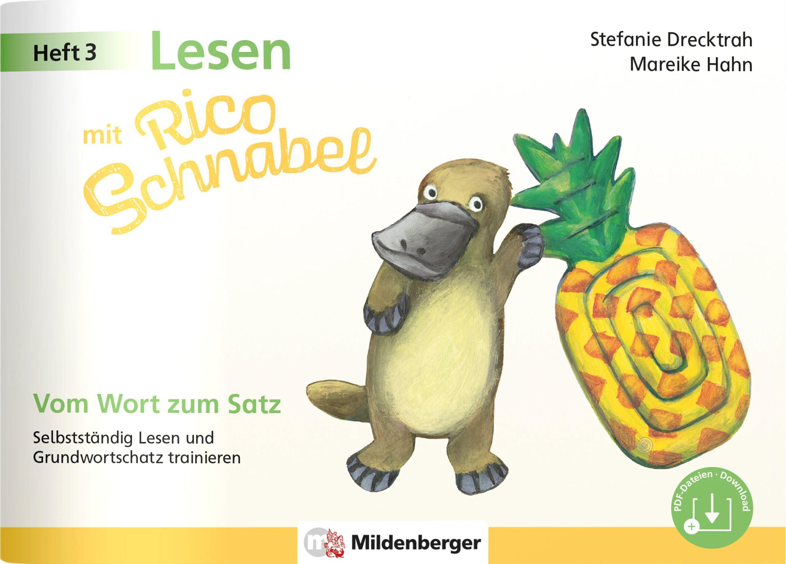 Lesen mit Rico Schnabel, Heft 3: Vom Wort zum Satz
