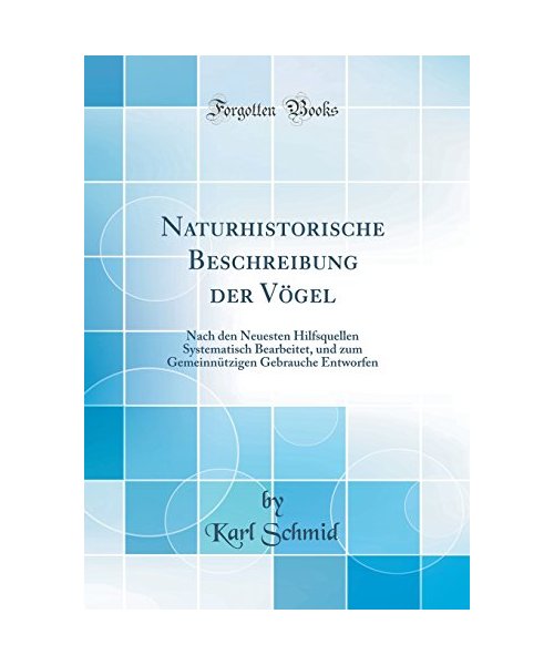 Naturhistorische Beschreibung der Vögel
