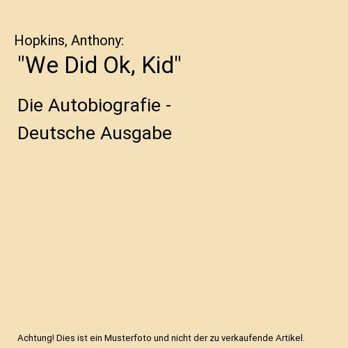 "We Did Ok, Kid"