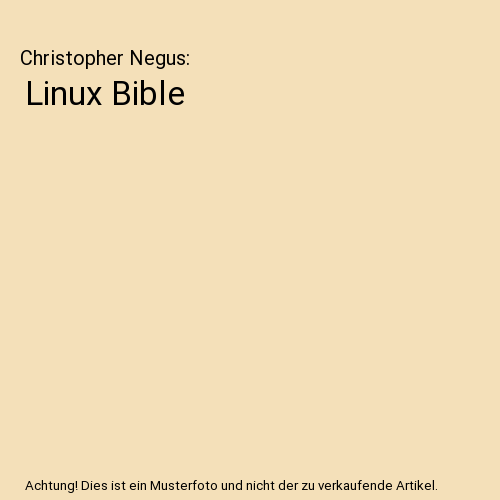 Linux Bible