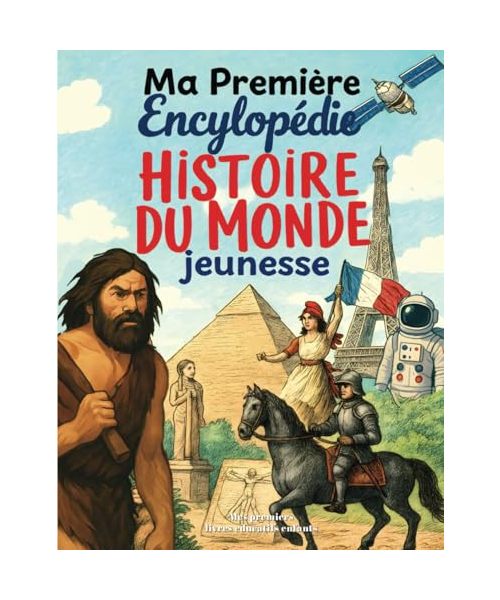 Ma Première Encyclopédie Histoire du Monde jeunesse: Livre éducatif enfant pour tout savoir sur les civilisations : Préhistoire, Antiquité, Égypte, ... mondiale, pour enfants curieux de 6 à 12 ans