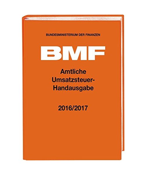 Amtliche Umsatzsteuer-Handausgabe 2016/2017