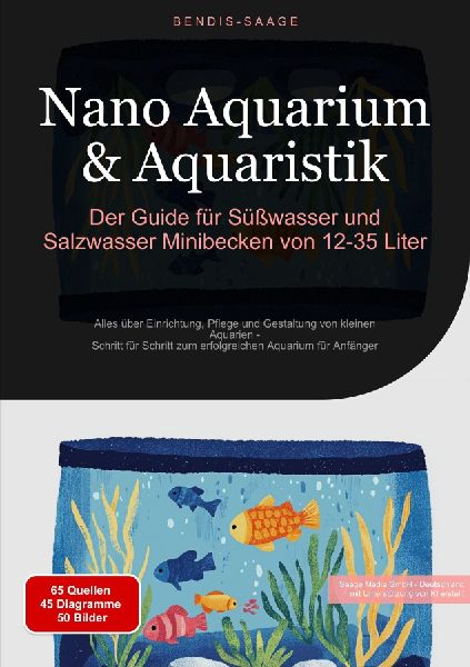 Nano Aquarium & Aquaristik: Der Guide für Süßwasser und Salzwasser Minibecken von 12-35 Liter