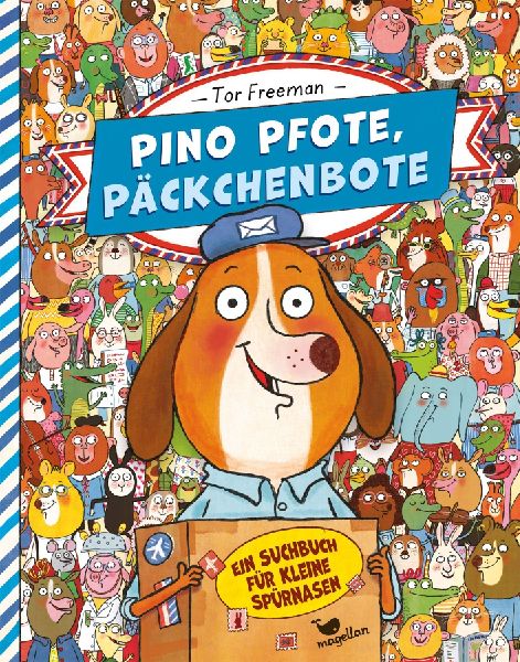 Pino Pfote, Päckchenbote 01. Ein Suchbuch für kleine Spürnasen