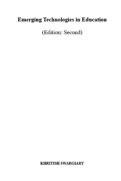 Emerging Technologies in Education (Edition