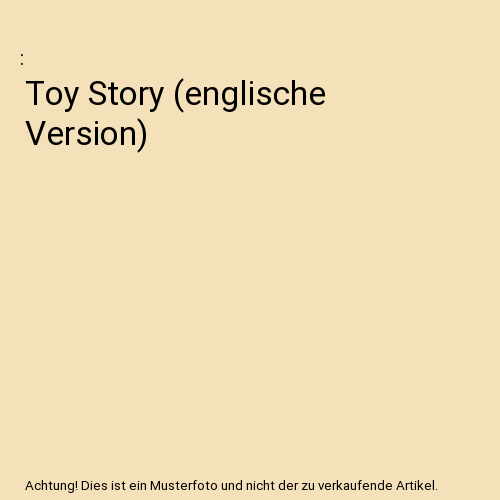 Toy Story - Englische Version