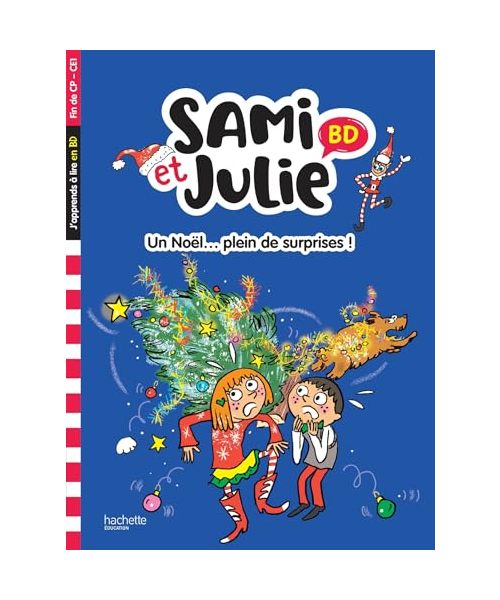 Sami et Julie BD Fin de CP-CE1 - Un Noël .... plein de surprises !