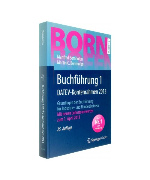 Buchführung 1 DATEV-Kontenrahmen 2013