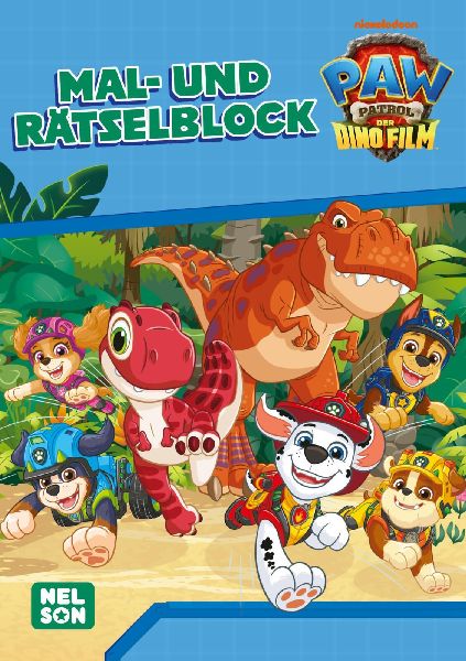 PAW Patrol Kindergartenheft: PAW Patrol - Der Dinofilm: Mal- und Rätselblock