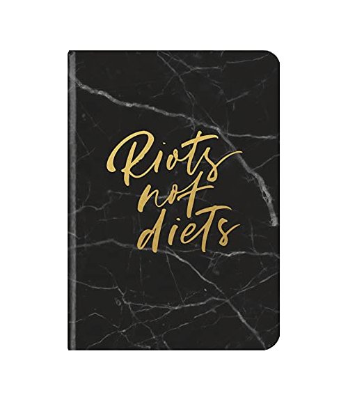RIOTS NOT DIETS 14,8x21 cm - Booklet - 48 Seiten, Punktraster und blanko - Softcover - gebunden: Booklet GlamLine