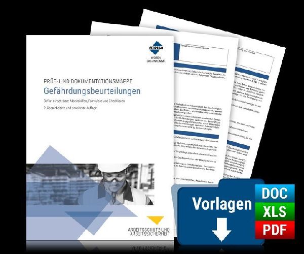 Prüf- und Dokumentationsmappe: Gefährdungsbeurteilungen