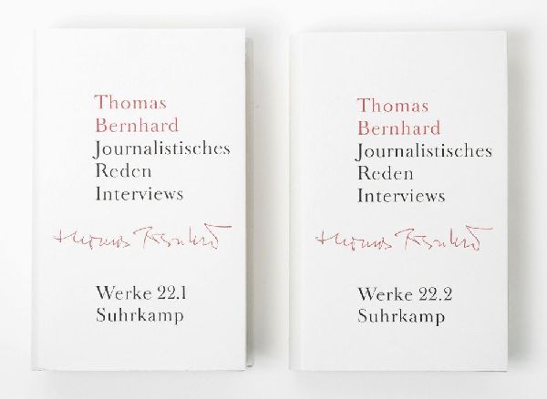 Werke 22. Journalistisches Reden Interviews