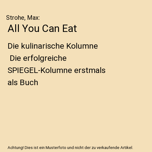 All You Can Eat