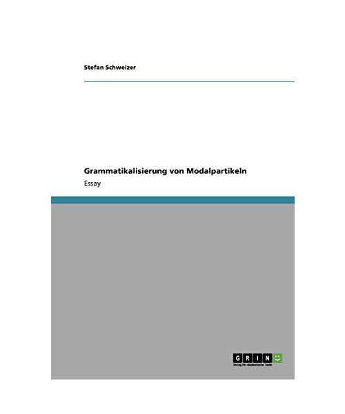 Grammatikalisierung von Modalpartikeln
