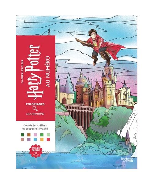 Harry Potter au numéro: Colorie les chiffres et découvre l'image