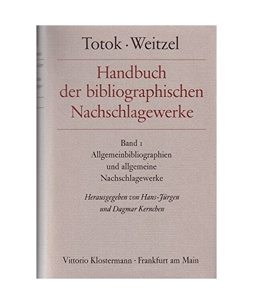 Handbuch der bibliographischen Nachschlagewerke